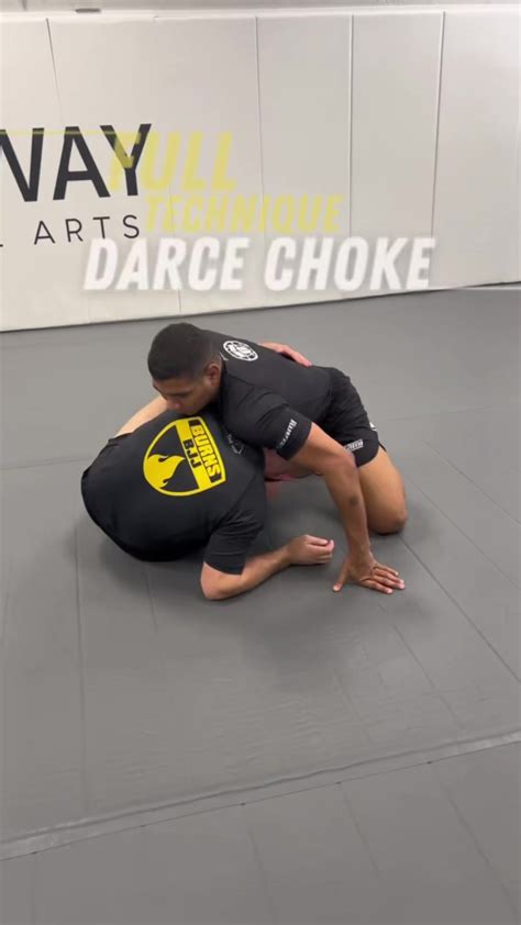 The D'Arce choke is similar to an anaconda choke, but the entry is on ...