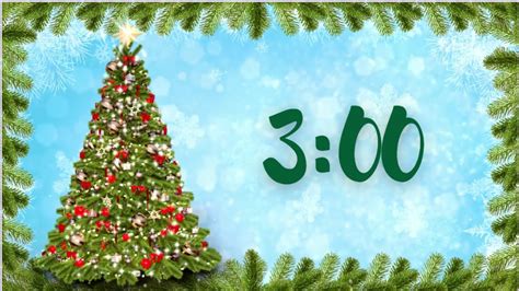 Unlock the Magic: Christmas Tree Countdown 3 Minute Timer with Jingle ...