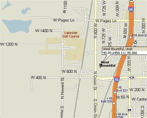 West Bountiful, Utah Map 3