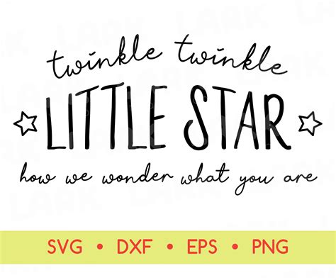 Twinkle Twinkle Little Star SVG Design Pregnancy | Etsy