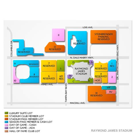 Raymond James Stadium Parking Lot Map – The World Map