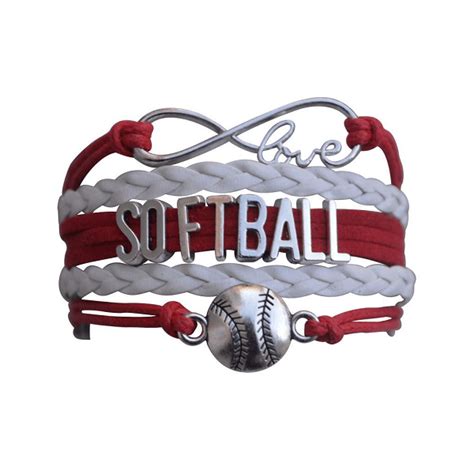 home products girls softball bracelet 21 team colors