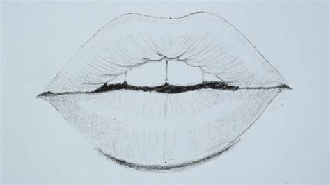 How To Sketch Lips For Beginners at Drawing Tutorials