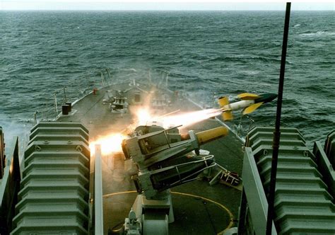 Seacat missile firing | Royal navy, Warship, War machine