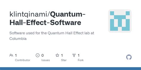 GitHub - klintqinami/Quantum-Hall-Effect-Software: Software used for ...