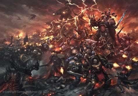 ArtStation - "Warhammer 40k - Imperium Nihilus: Vigilus Ablaze" book ...