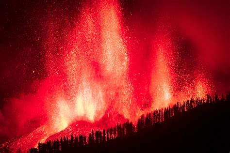 Canary Islands volcano roars to life for first time in 50 years