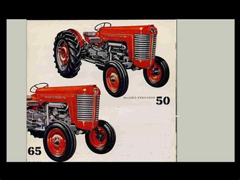 Buy MASSEY FERGUSON MF 50 MF 65 TRACTOR OVERHAUL MANUALs w/ MF50 MF65 ...