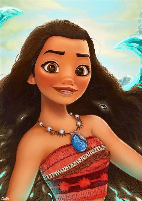 MOANA - DIsney Princess fanart by LILDIM by DavidDimitriDolce ...