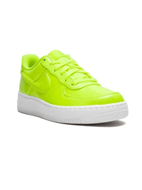 Shop green & white Nike Kids Air Force 1 LV8 UV sneakers with Express ...