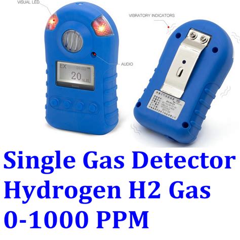 Hydrogen H2 Single Gas Detector Gas Monitor LED Display Portable w ...