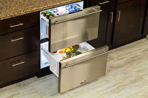 Refrigerator Drawers | Edgewood Cabinetry