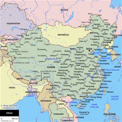 Map of China with Cities | Map of largest Chinese cities | 50 tips for ...