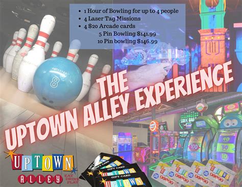 The Uptown Alley Experience - Bowling Laser Tag and Arcade