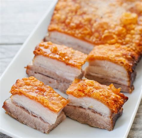 Crispy Golden Pork Belly - Kirbie's Cravings