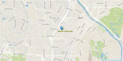 Mercer University Campus Map: A Guide To Navigating The Campus - Map of ...