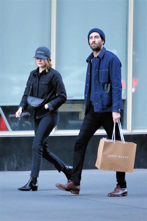 Emma Stone with her boyfriend Dave McCary in New York-02 | GotCeleb