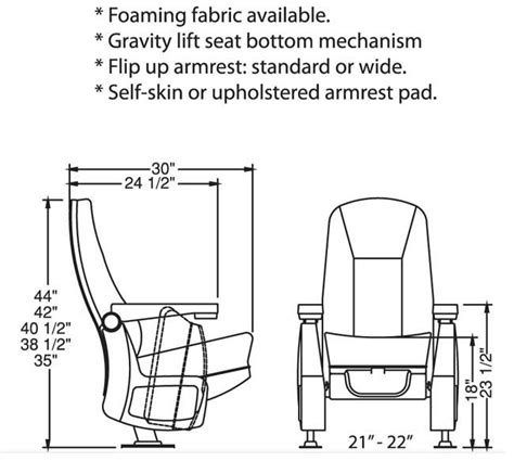 theatre seating dimensions | Cinema design, Theater seating, Cinema chairs