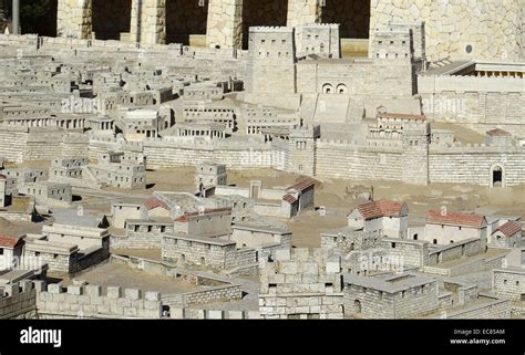 Antonia fortress in model jerusalem hi-res stock photography and images ...