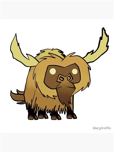 "Beefalo- Don’t Starve" Poster for Sale by MaryAreWe | Redbubble