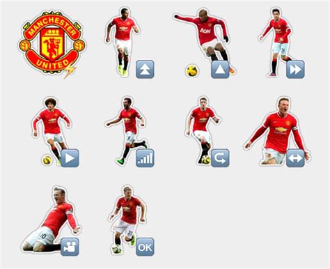 Manchester United Football Stickers | Stickers Telegram