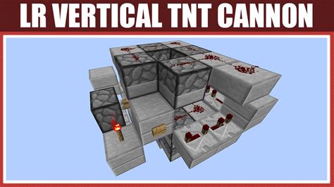 Minecraft: Vertical Long Range TNT Cannon [100+ Blocks!] [Tutorial] [1. ...