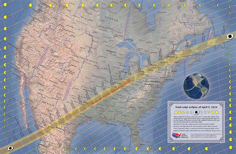 Eclipse 2024 Path Of Totality Map - Erinna Zsazsa