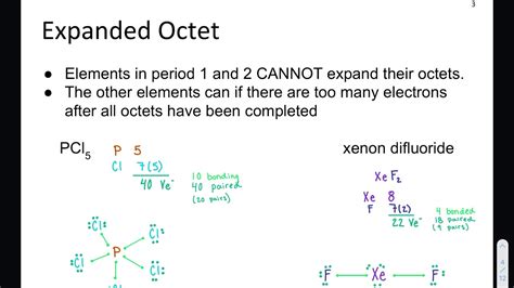 Expanded Octet Examples