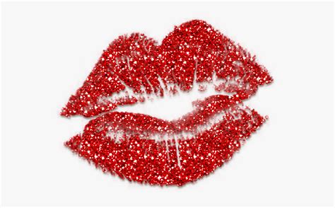 Glitter Red Lips Clip Art , Free Transparent Clipart - ClipartKey