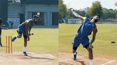 [Watch] Hardik Pandya returns to bowling in Gujarat before IPL 2024