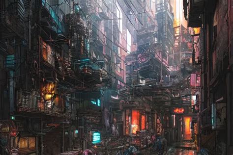 cyberpunk alleyway, extremely detailed architecture | Stable Diffusion