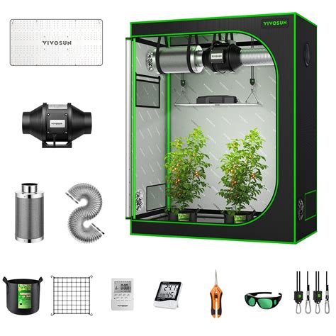 Buy VIVOSUN GIY 4x2 Grow Tent Complete System, 4x2 ft. Grow Tent Kit ...