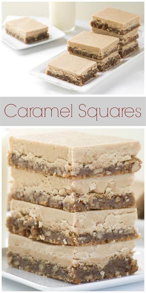 Caramel Squares - Recipe Girl