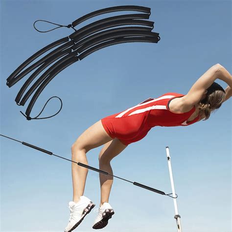 Amazon.com : High Jump Training Equipment, 7.87 Ft Black Elastic ...