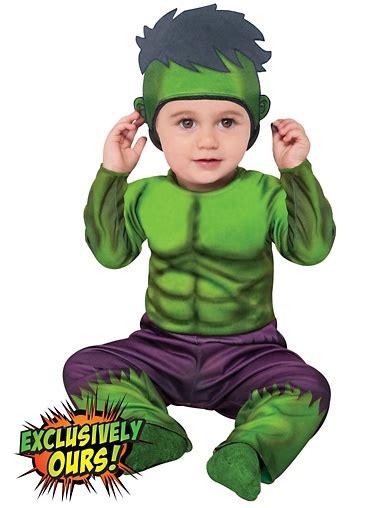 Your little Hulk will be incredible in a Baby Hulk Muscle Costume! Baby ...