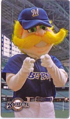 MLB Baseball Mascots: Bernie Brewer Milwaukee Brewers Pictures