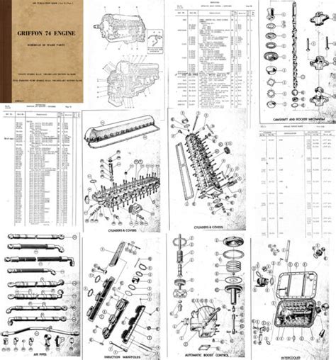 Rolls Royce Griffon Aero Engine 74-7 Spare Parts Manual | eBay