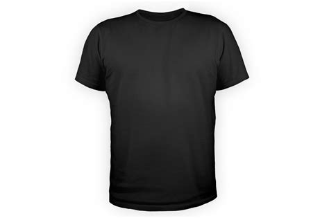 Plain Black T-Shirt on Transparent Background 12628220 PNG