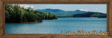 Lake Blue Ridge in the North Georgia Mountains