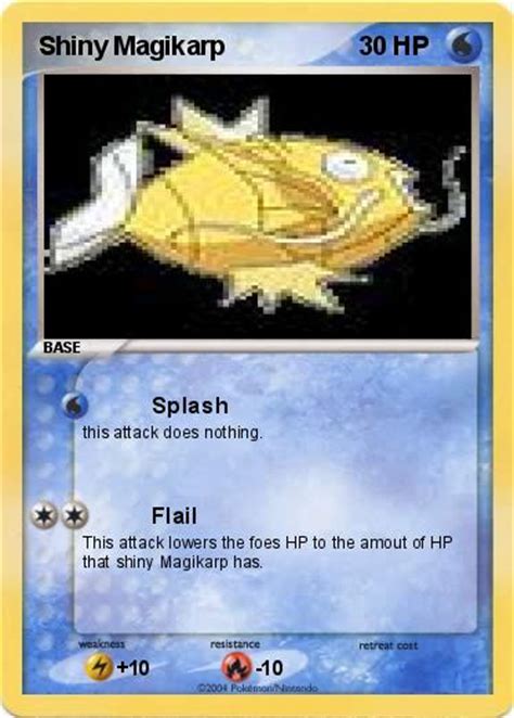 Pokémon Shiny Magikarp - Splash - My Pokemon Card