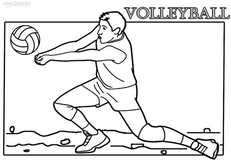 Printable Volleyball Coloring Pages For Kids | Cool2bKids