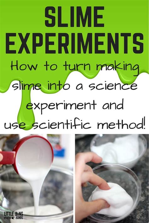 Science Experiments with Slime! How to set up slime science activities ...