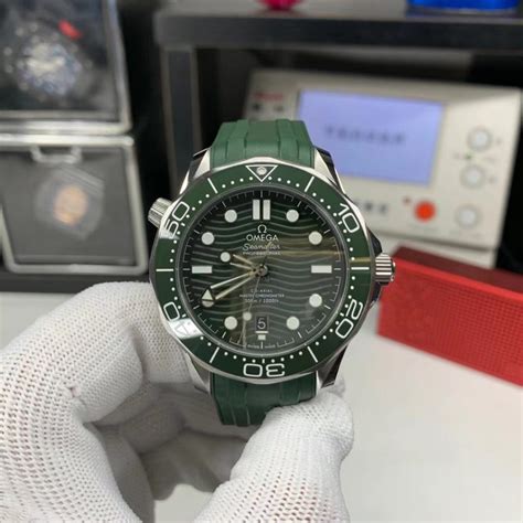 OR Factory Replica Omega Seamaster 300m Green Ceramic Watch – Susan ...