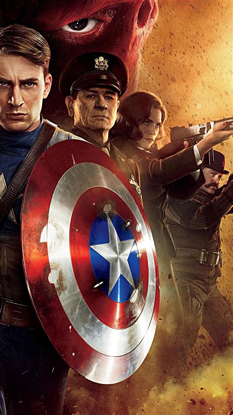 Captain America: The First Avenger (2011) Phone Wallpaper | Moviemania ...