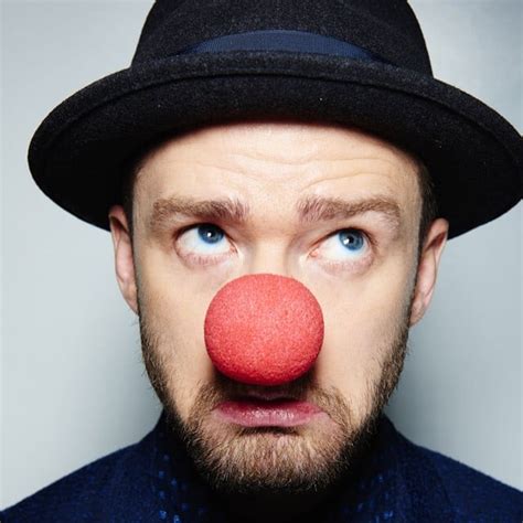 Justin Timberlake | Celebrities Share Red Nose Day Pictures on Social ...