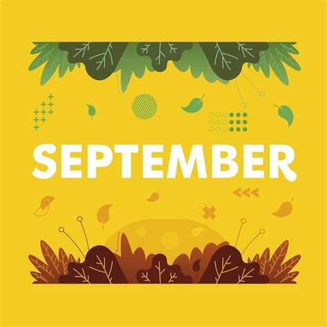 Premium Vector | Square september banner vector