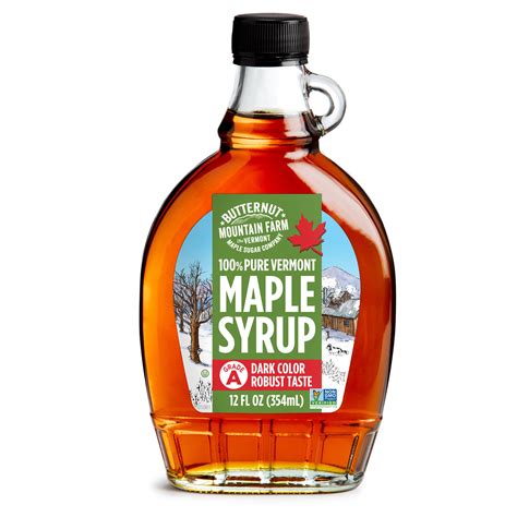 12 fl. oz. | Maple Syrup Glass Bottle w/Handle — Marvin's Country Store