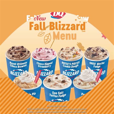 NEW DQ Fall BLIZZARD Treat Menu | Ahh BLIZZARD Treats are so beautiful ...