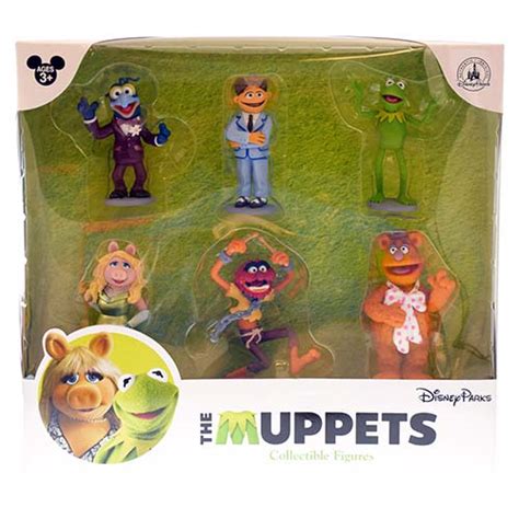 THE MUPPETS COLLECTIBLE FIGURES DISNEY PARKS KERMIT MISS PIGGY 6 ...