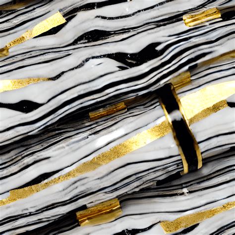 Beautiful Marble Gold Black White Pattern · Creative Fabrica